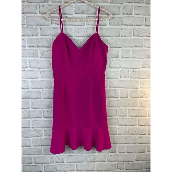 CRYSTAL DOLLS Juniors Pink Zippered Flounce Dress Size 11 New Barbie Core - Picture 8 of 8